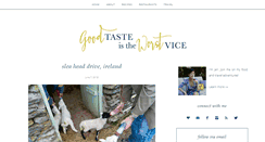 Desktop Screenshot of goodtastevice.com